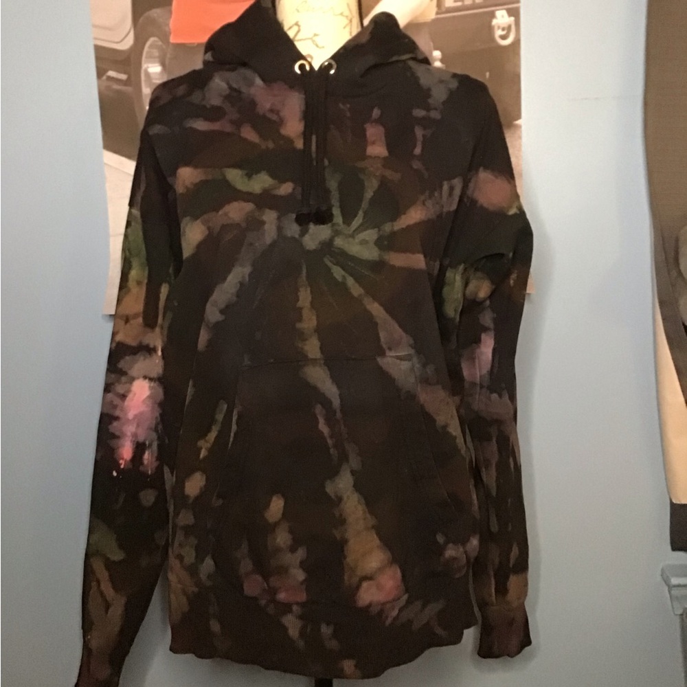 MEDIUM DIESEL TIE DIE HOODIE